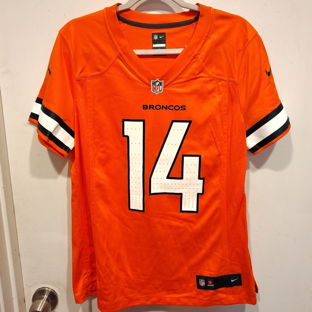 NFL Nike NWT Denver Broncos Women's On Field #14 Cortland Sutton Jersey Sz L